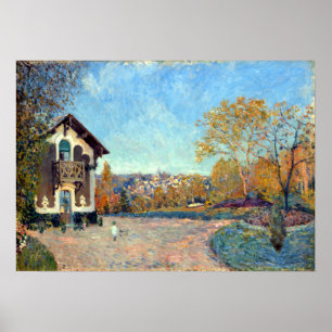 Pôster Alfred Sisley View de Marly-le-Roi de Coeur-Vola