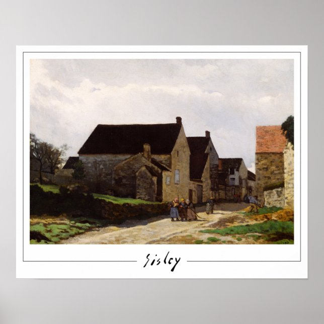 Poster Alfred Sisley Zedign Cartaz de Arte #10 (Frente)
