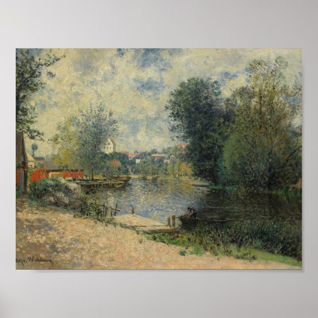 Pôster Alfred Wahlberg - Sommarlandskap (Frente)