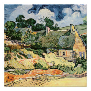 Pôster Algodão achatado em Cordevill Vincent van Gogh
