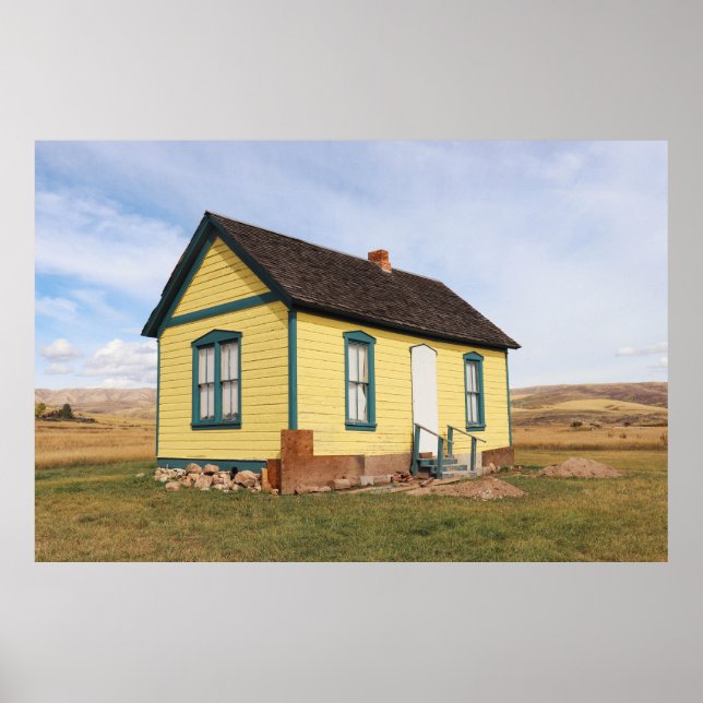 Poster Algodão Amarelo (Frente)