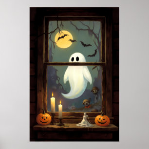 Poster Algodão Assombrado - Cena da Janela Grefante