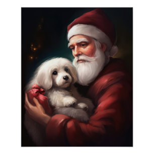 Pôster Algodão De Tulear Com Natal