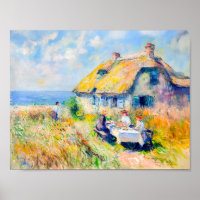 Algodão do Mar Impressionista Trabalho de arte
