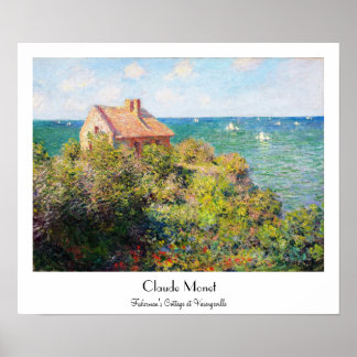 Pôster Algodão do pescador em Varengeville Claude Monet