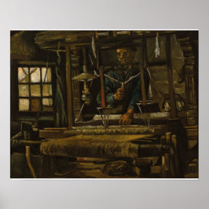 Poster Algodão do Weaver - Van Gogh - c1884