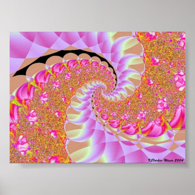 Pôster Algodão doce (Frente)