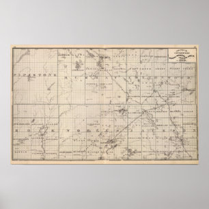 Pôster Algodão, Murray, Condado de Pipestone, Minnesota