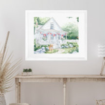 Algodão Patriótico da Americana de Aquarela