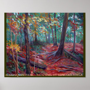 Poster algonquin park ontario