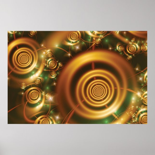 Pôster Algoritmo eterno. (Frente)