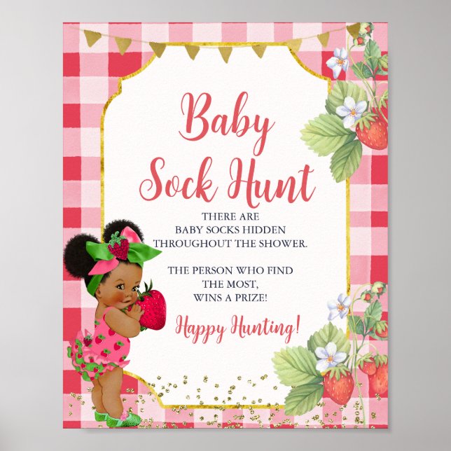 Poster Alguém Berry Sweet Strawberry Baby Hunt (Frente)