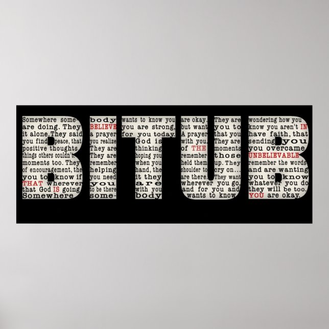 Poster Alguém em algum lugar (BITUB) (Frente)