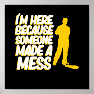 Poster Alguém Fez o Guardião da Escola da Mess Janit