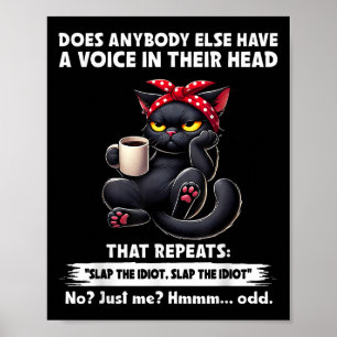 Poster Alguém Mais Tem Voz Na Cabeça Que