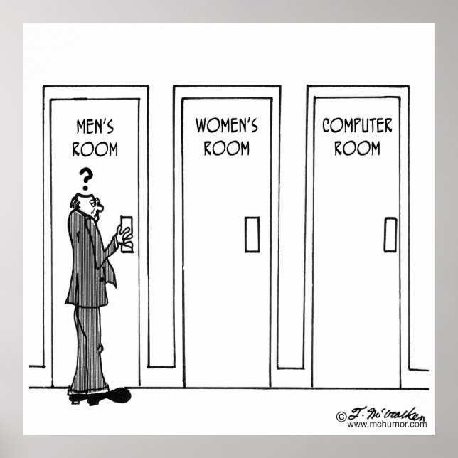 Pôster Algumas coisas não devem ser computadorizadas (Frente)