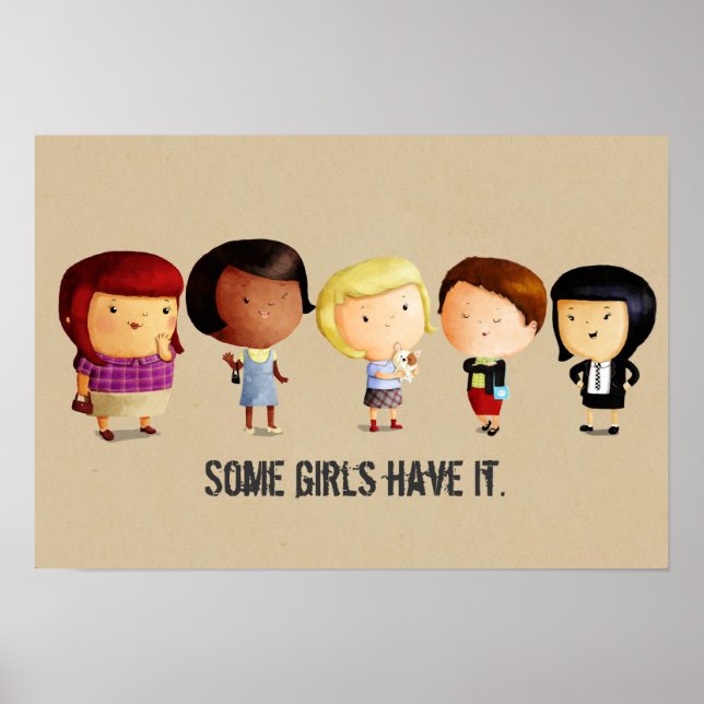 Poster Algumas Meninas da Subcultura (Frente)