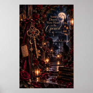 Poster Algumas Portas Foram Feitas Para Ser Arte de Par