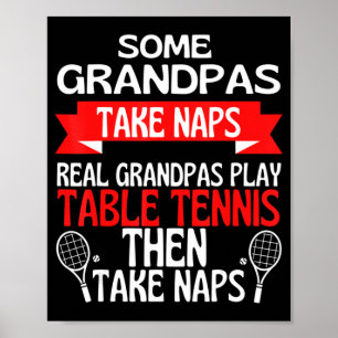 Poster Alguns Avós Tomam Naps Avós Reais Jogam Mesa T