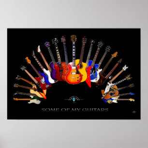 Poster Alguns dos meus guitarras ~ SolidSpaceStudio desde