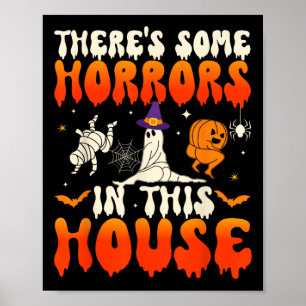 Poster Alguns Horrores Nesta Casa Engraçados Fantasmas Ha