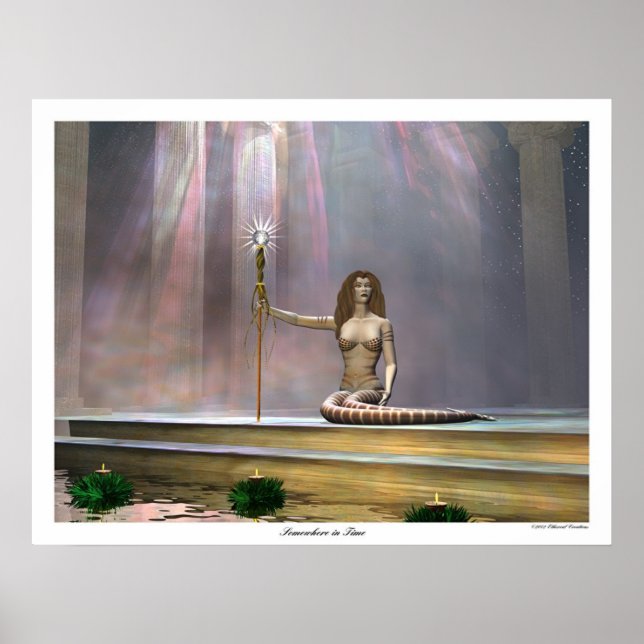 Pôster Algures No Tempo (Frente)