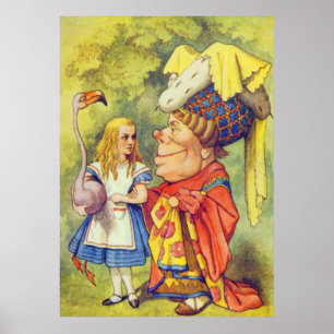 Poster Alice & a duquesa cor completa