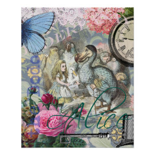 Pôster Alice Classic Wonderland Dodo Arte Tenniel