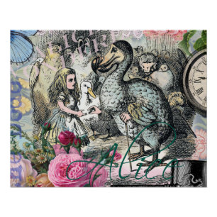 Pôster Alice Classic Wonderland Dodo Arte Tenniel