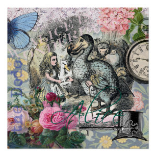 Pôster Alice Classic Wonderland Dodo Arte Tenniel