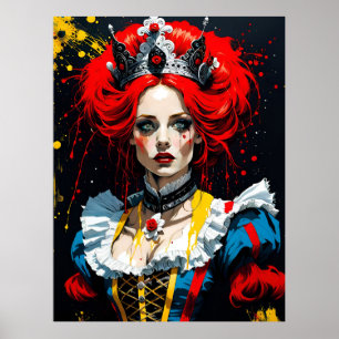 Poster Alice como a Rainha Vermelha