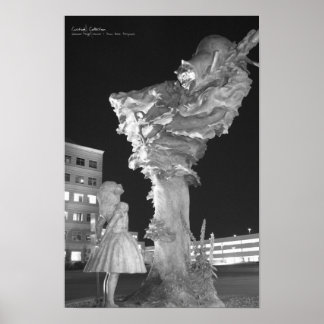 Pôster Alice e o Gato de Cheshire