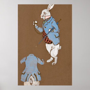Poster Alice e Wonderland Forest Character Painting-2