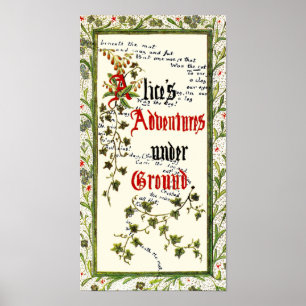 Pôster Alice edição do país das maravilhas na ?a