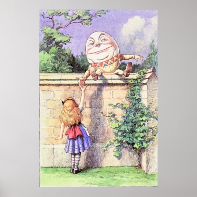 Poster Alice & Humpty Dumpty Cores completas (Frente)