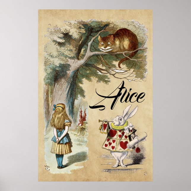 Poster Alice in Wonderland Art Impressão, Herald - ALICE (Frente)