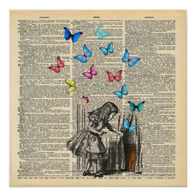 Pôster Alice In Wonderland - Que A Aventura Comece (Frente)