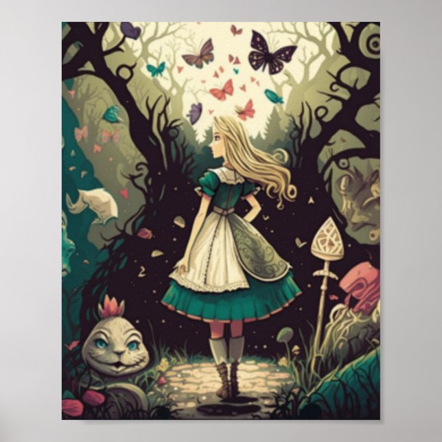Poster Alice Lost na Terra das Maravilhas (Frente)