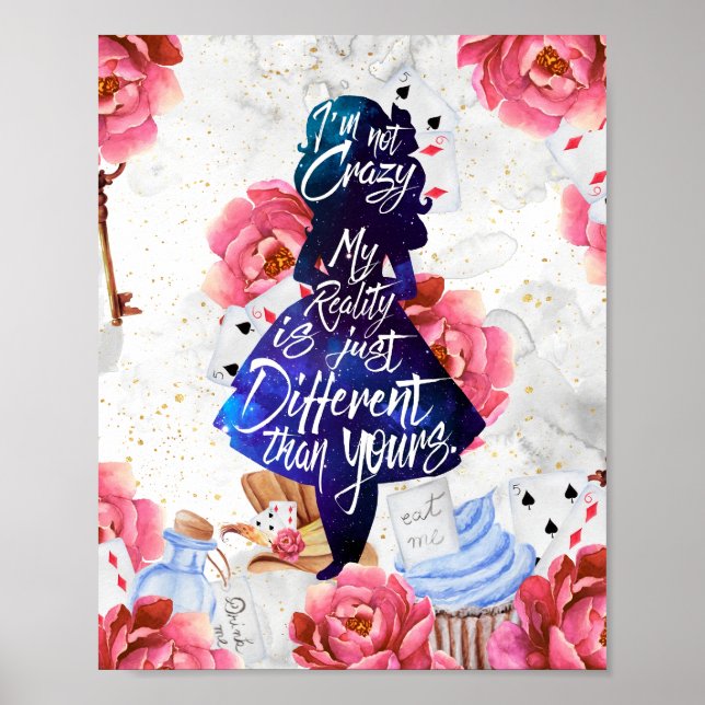 Poster Alice - Não Sou Louco (Frente)