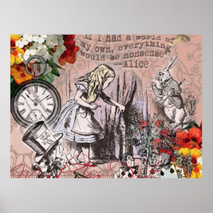 Pôster Alice no Mundo das Maravilhas, Ódio e Coelho