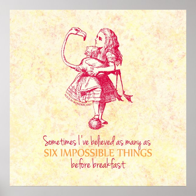 Poster Alice no País das Maravilhas (Frente)