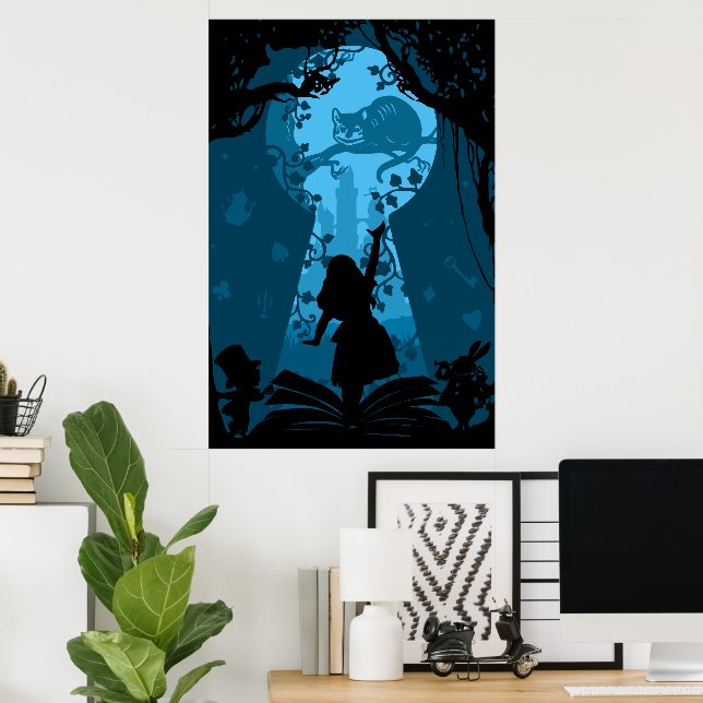 Poster Alice no País das Maravilhas | Zazzle Brasil