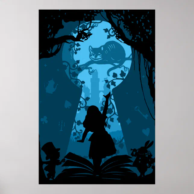 Poster Alice no País das Maravilhas | Zazzle Brasil