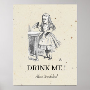 Poster Alice no País das Maravilhas - Beba-me !