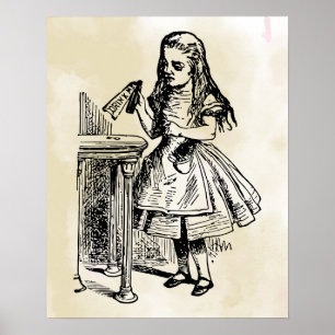 Poster Alice no País das Maravilhas Beba-me