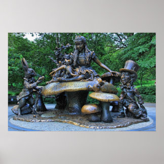 Pôster Alice no País das Maravilhas - Central Park NYC