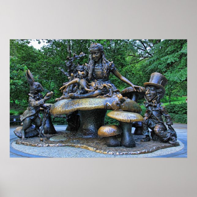 Pôster Alice no País das Maravilhas - Central Park NYC (Frente)