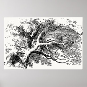 Poster Alice no País das Maravilhas - Cheshire Cat Fading