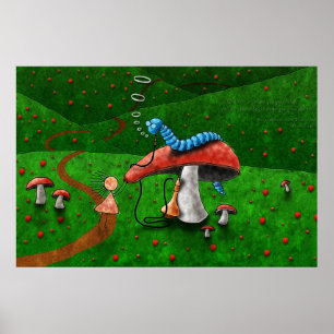 Pôster Alice no País das Maravilhas - Conselhos de Uma La