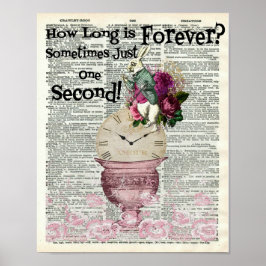 Poster Alice no País das Maravilhas da Arte Dicionária do